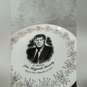 JFK Memorial Plate
